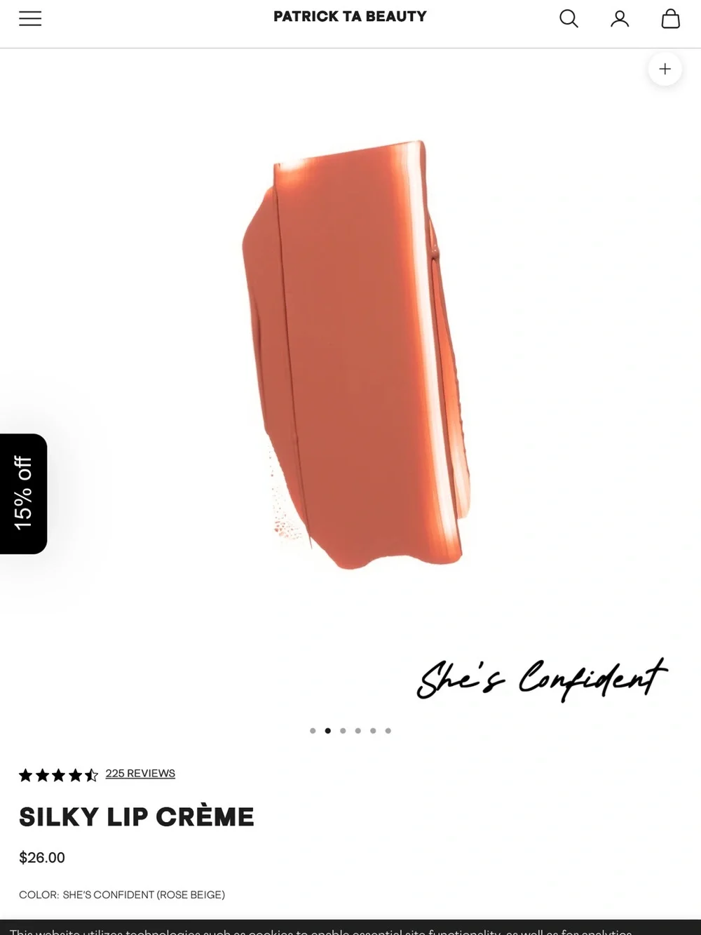 Patrick Ta Monochrome Moment Silky Lip Crème — She's Confident